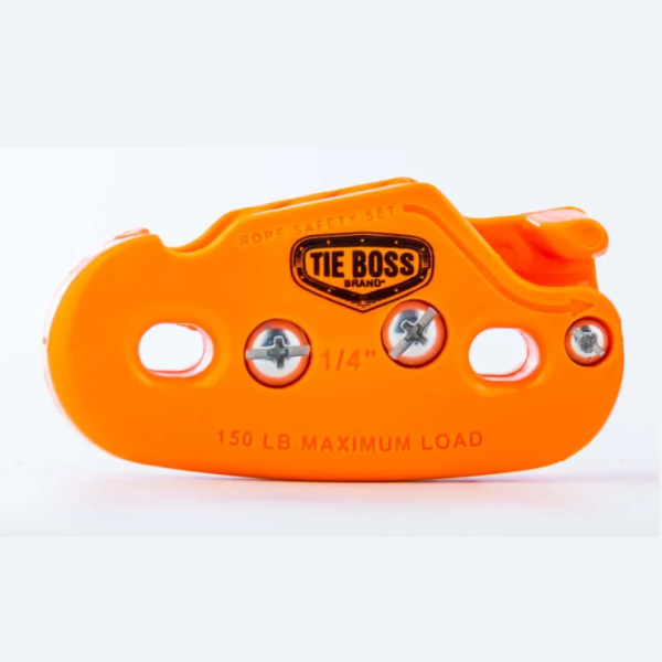 1/4 inch (6,35mm) TIE BOSS with 3m rope (Orange) - Image 3
