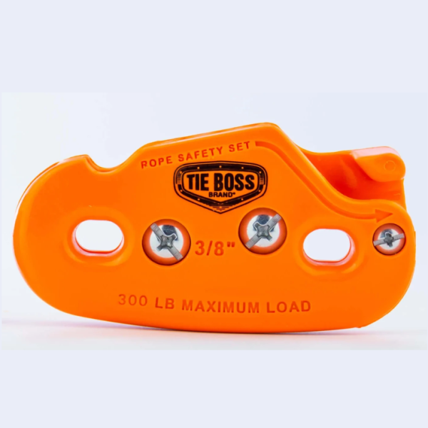 3/8 inch (9,25mm) TIE BOSS with 3m rope (Orange) - Image 3