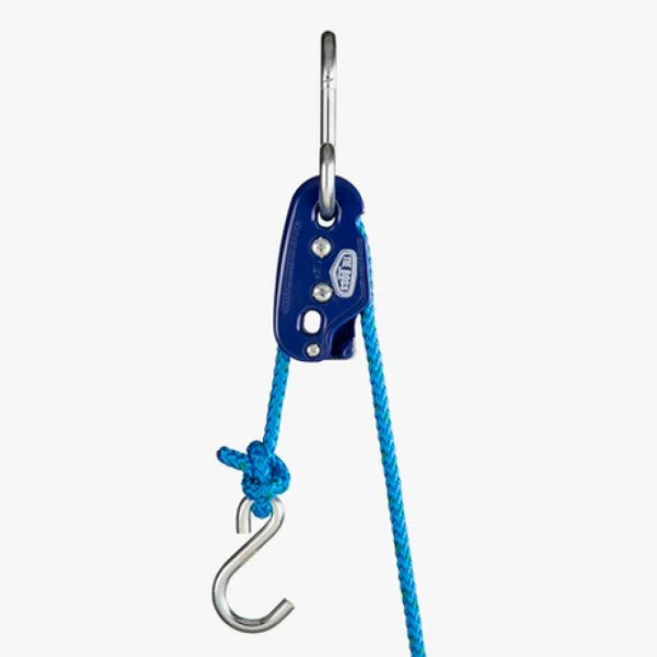 3/8 inch (9,25mm) TIE BOSS with 3m rope (Blue)